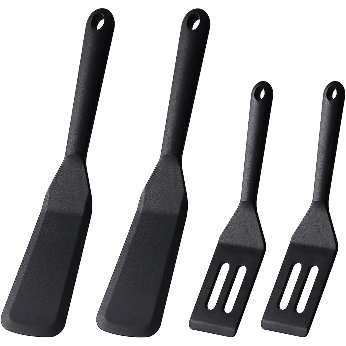 Small Spatulas 4 count,  Turner Easy to Clean, Flexible Brownie Spatula, Small Spatula Turner  Mini for Fish, Fried Rice