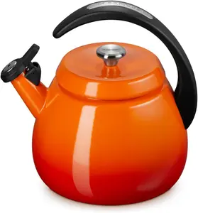 Enamel on Steel Cloche Kettle, 2.2 qt., Flame