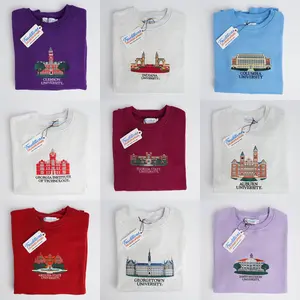 Embroidered College Crewneck | SCHOOLS A-J Embroidered College Crewneck | SCHOOLS A-J