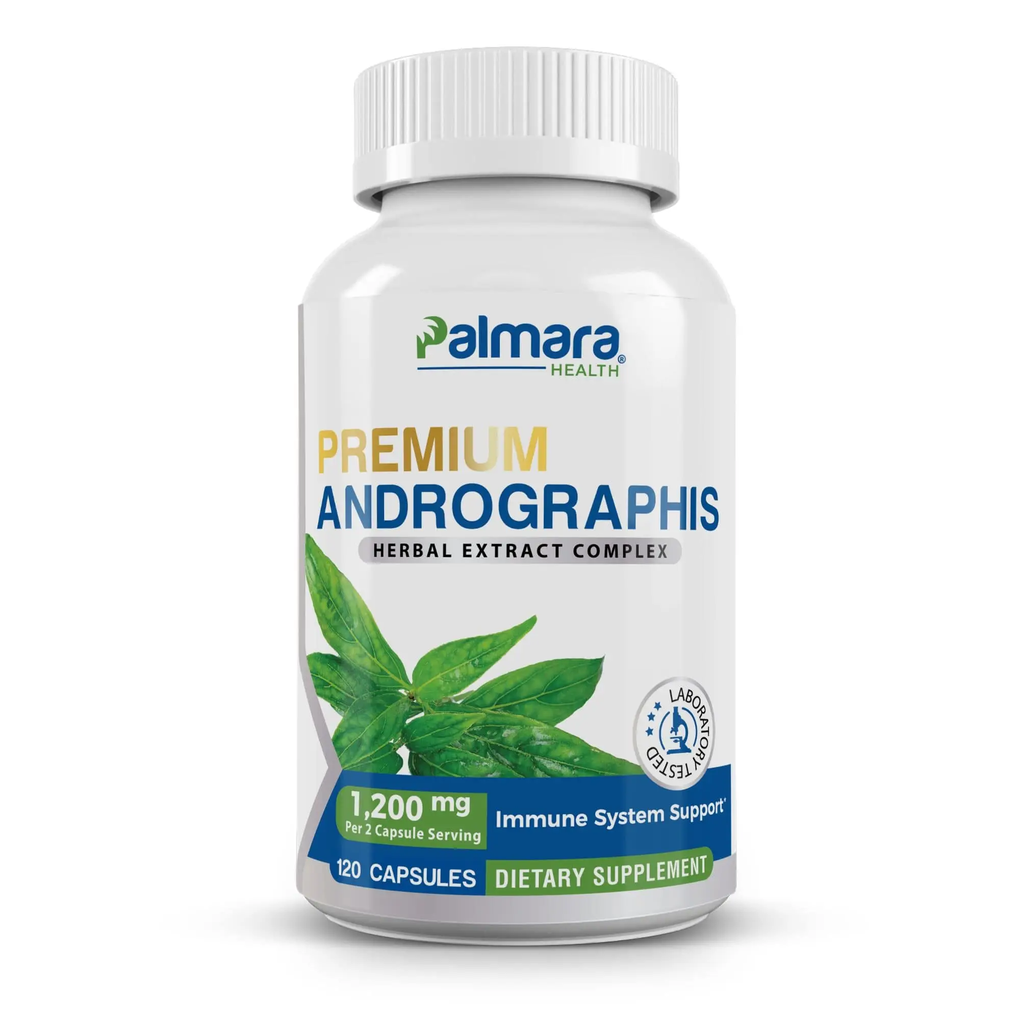 Andrographis Ancient Herb for Immune Support – 1,200mg per Serving, 120 Vegan Capsules | Palmara Health