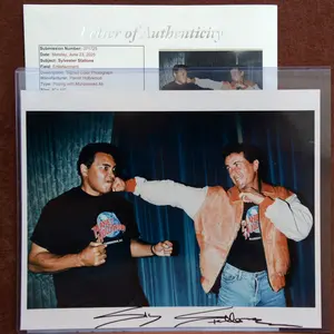 Sylvester Stallone 8 x 10 Signed JSA Authenticated Photograph