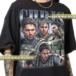 Limited Chris Redfield Vintage T-Shirt, Gift For Women and Man Unisex T-Shirt O