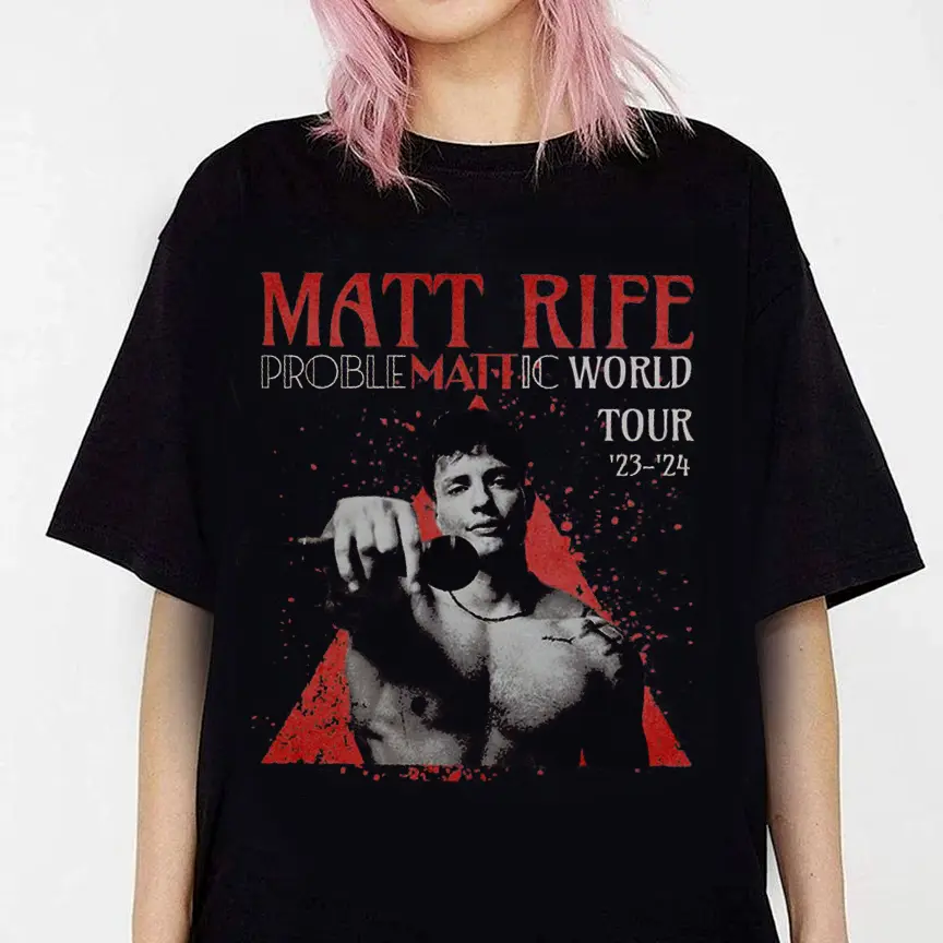 Matt Rife Problemattic World Tour 23-24 Vintage Graphic Tee for True Fans T-Shirt