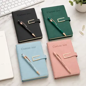 A5 Personalized Notebook Set (Two-Piece Pack) — Includes an A5 Notebook and a Pen. Ideal for Students and Perfect for Gifting to Friends!