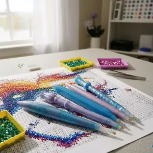 Hand Crafted Resin Diamond Art Pens