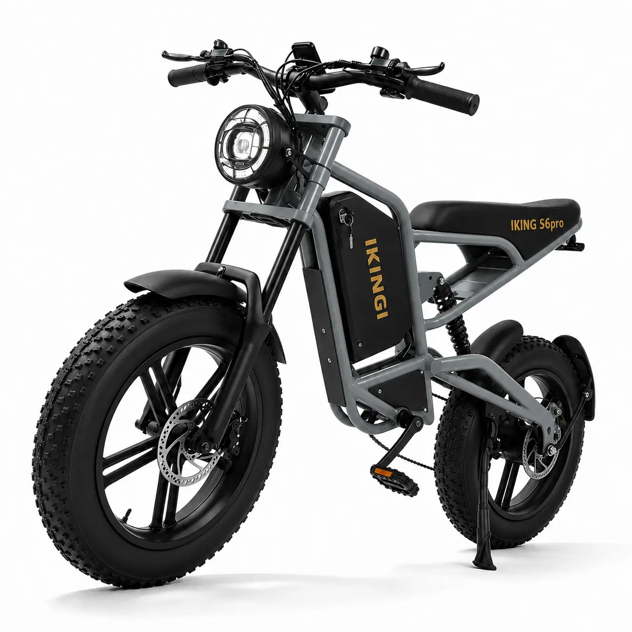 Adult Retro Electric Bike, 1500W Peak Motor, 60V 22Ah Battery, 28 MPH Top Speed, 40-55 mi Range, 20”x4.0” Fat Tires, Dual Hydraulic Disc Brakes, 30° Climbing Capability, UL 2849 Certified Leisure Cycling E-Bike