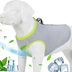 Dog Cooling Vest Harness | Evaporative Cooler Jacket for Dogs Breathable Summer Heat Relief
