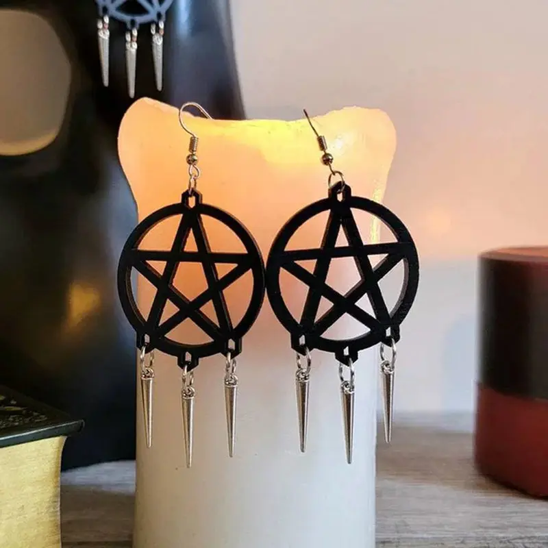 Pentagram Earring