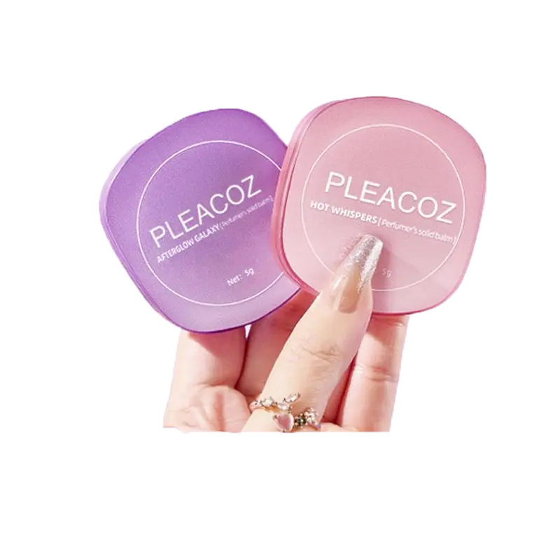Solid Balm - Natural Ingredients, PLEACOZ Portable Women's Perfume, Natural Soft body fragrance, Great for Traveling, Best Gift for Girlfriends