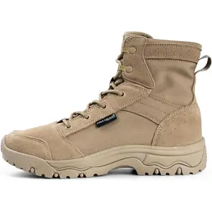 FREE SOLDIER Men's Tactical Hiking Boots Lightweight Comfortable Combat Work Boots 6 Inches