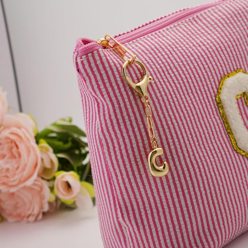 Initial Letter Keychain For Women - Butterfly & Star Charms, Cute Bag Charm, Purse Accessory - Personalized Gift