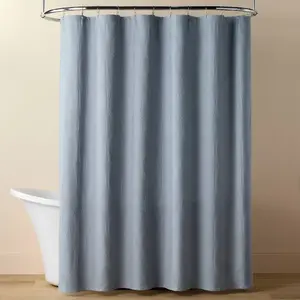 Trellis Pattern Shower Curtain Washed Blue - Hearth & Hand with Magnolia