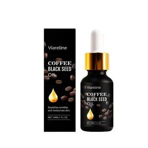 VIARELINE Coffee Black Seed Oil Coffee Extract Brightening Deep Hydrating Anti-Wrinkle Facial Serum