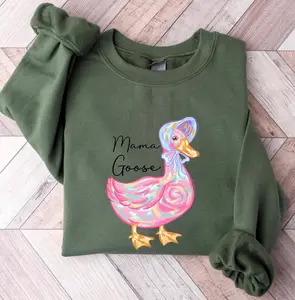 Mama Goose Sweatshirt, Pregnancy Mom Sweater, Silly Goose Shirt, Pregnancy Gift,Baby Announcement, Pregnancy Announcement Shirt Reveal Gift
