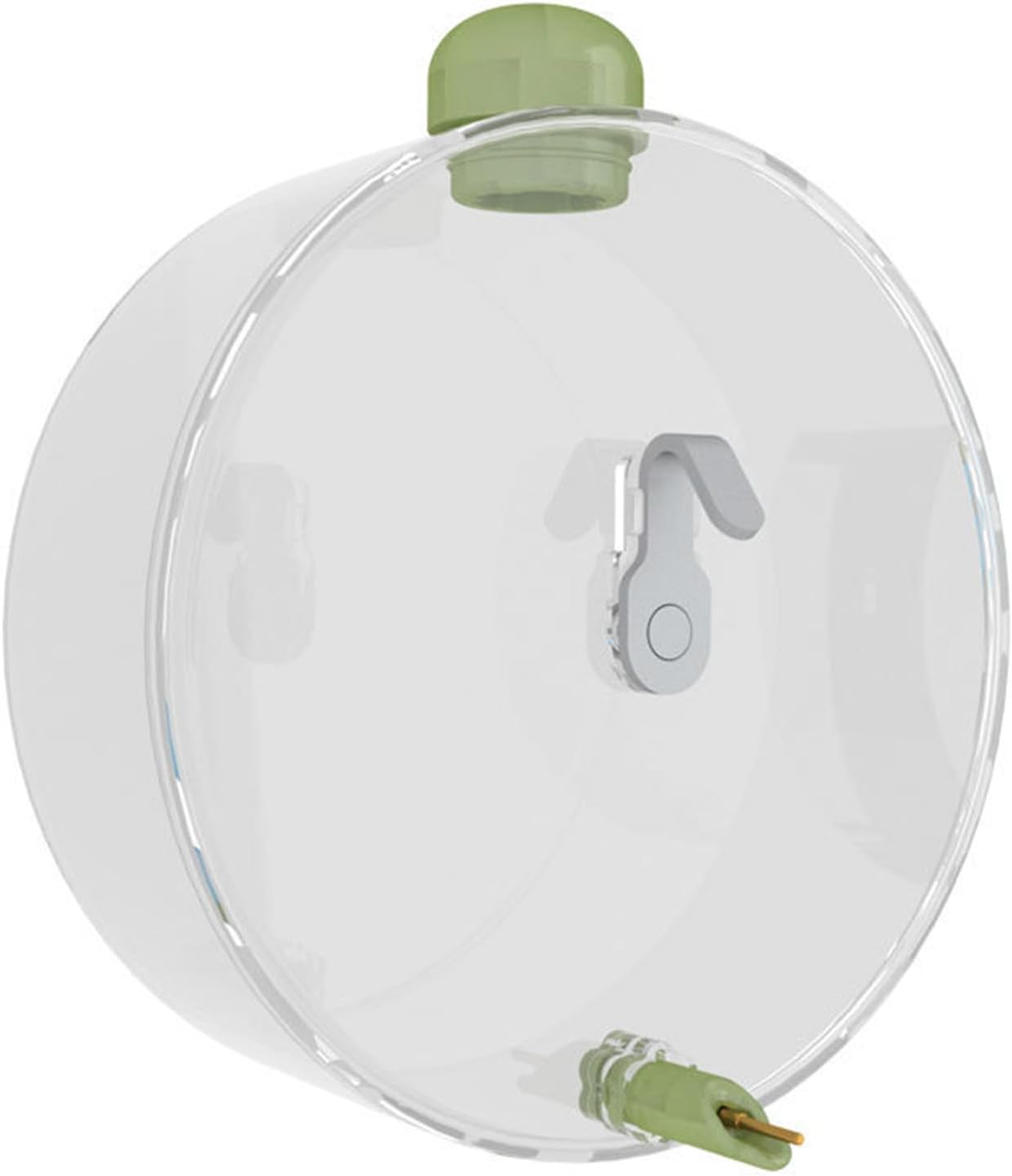 350ml Touch-Activated Automatic Bird Water Feeder (Color Random) - Anti-Corrosion Hanging Cage Attachment, Leak-Proof Low-Waste Bird Feeding Tool for Small-Medium Parakeets, Pet Supplies Feeding Tools, Bird Supplies