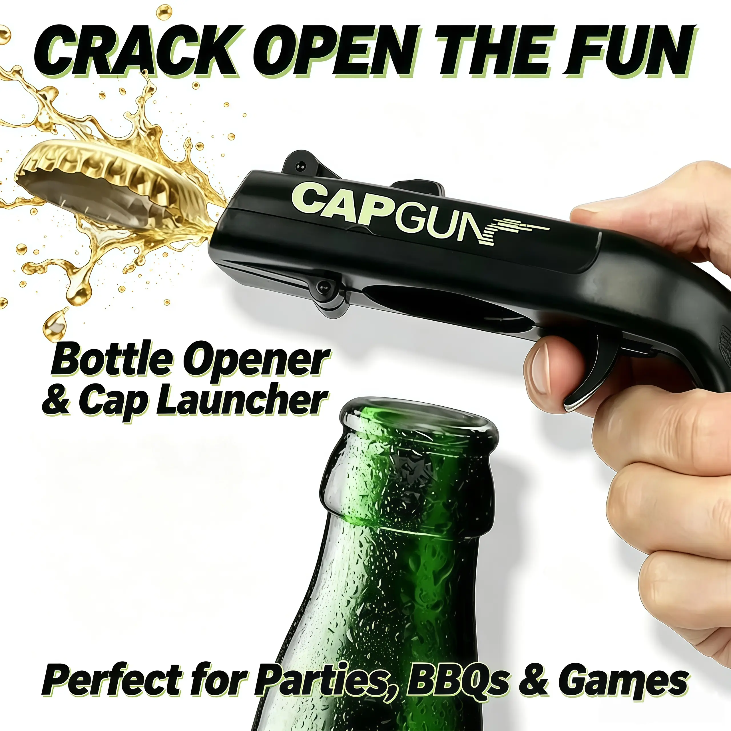 Compact Funny Bottle Opener, Unique Creative Kitchen & Bar Utensil Tool, Perfect for BBQ, Parties, Outdoor Activities