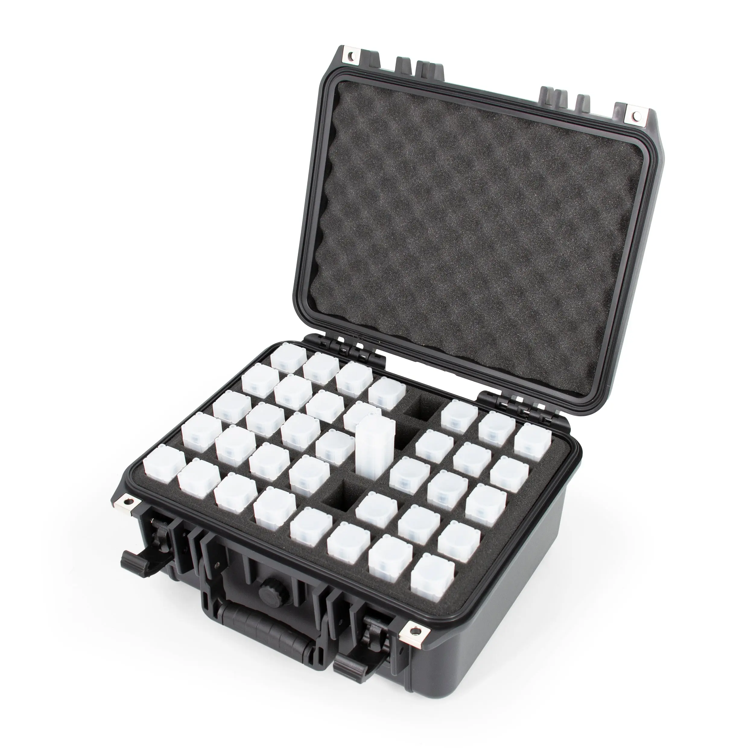 13" Coin Tube Case – Waterproof Coin Storage Organizer Holds 40 Penny, Nickel, Dime & Quarter Coin Rolls or Customize for Half Dollar or Silver Eagle
