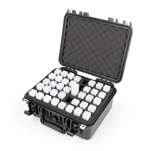 13" Coin Tube Case – Waterproof Coin Storage Organizer Holds 40 Penny, Nickel, Dime & Quarter Coin Rolls or Customize for Half Dollar or Silver Eagle