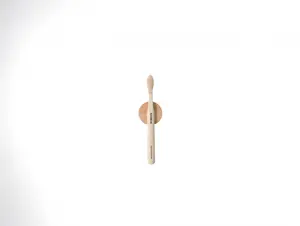 RemoBrush Magnetic Holder – Sleek Bamboo Wall Mount