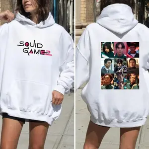 2025 Squid Tv Show Game Two Side Hoodie T Shirt, Squid Tv Gamee Show Shirt, Unisex Sweater Pullover Tee