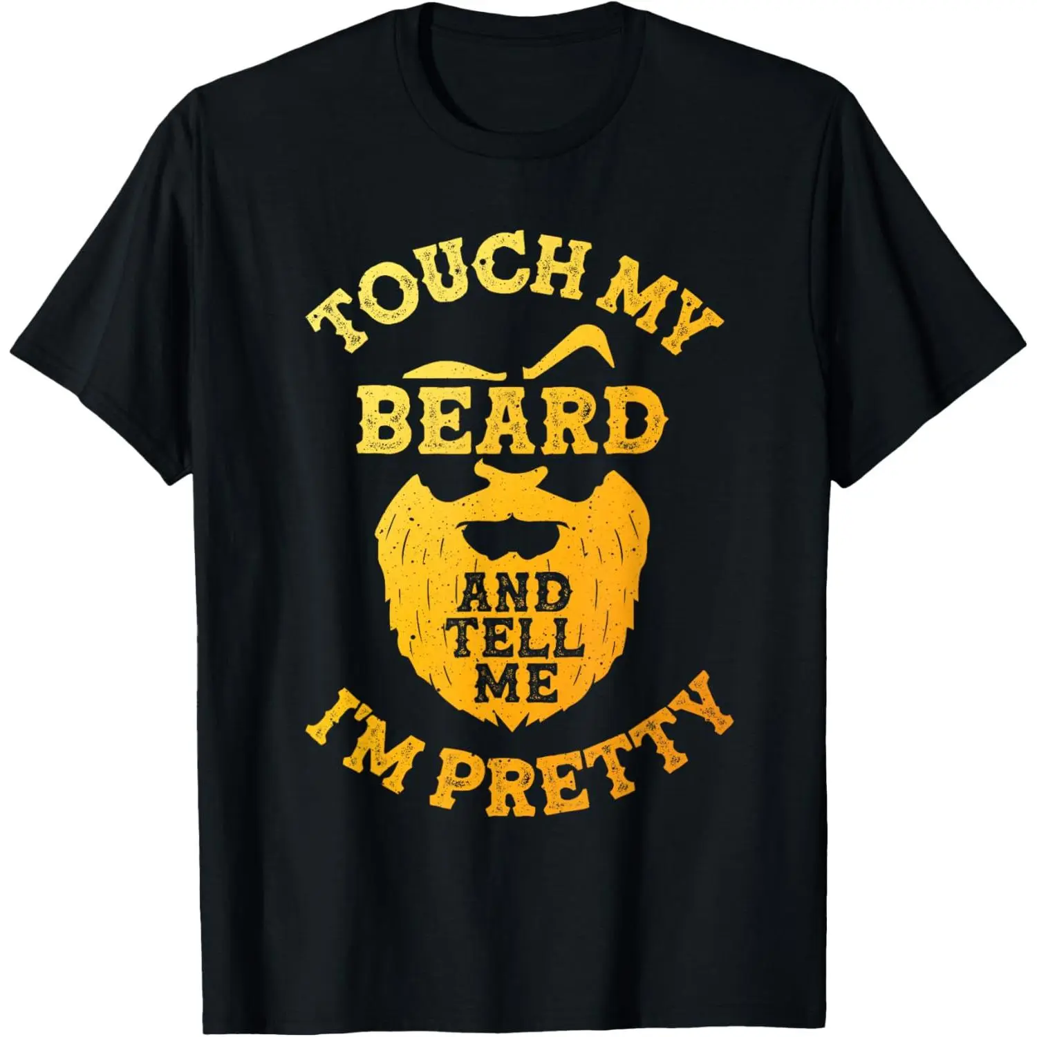 Funny Beard Design For Men Dad Bearded Men Beard Lover T-Shirt,Made in USA