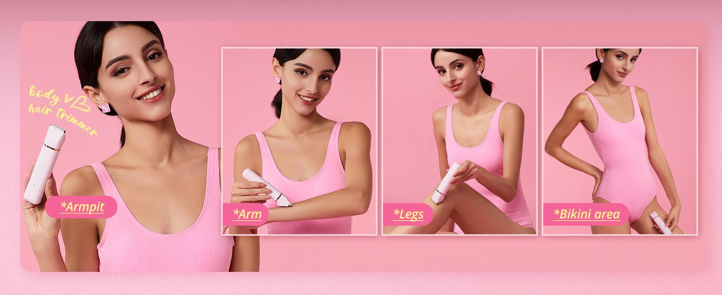 VG VOGCREST Electric Bikini Trimmer & Facial Hair Shaver - IPX7 Waterproof Hair Remover for Women - Comfort VG VOGCREST Electric Bikini Trimmer & Facial Hair Shaver - IPX7 Waterproof Hair Remover for Women - Comfort