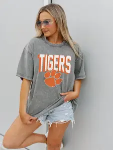 [Sale off up to 35%] Comfort Colors CLEMSON Solid Defense Oversized Crewneck Tee, Fan Tee T-Shirt, Gift For Women and Man Unisex T-Shirt