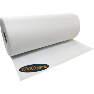 No Show Invisible Mesh Machine Embroidery Stabilizer Roll - Light to Medium Weight (15 inch x 100 Yard) - Made of Nylon