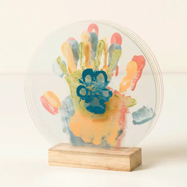 Unique Gift Ideas for Parents - DIY Handprint Craft Set DIY Acrylic Handprint Craft Set - The Best Keepsake for Kids