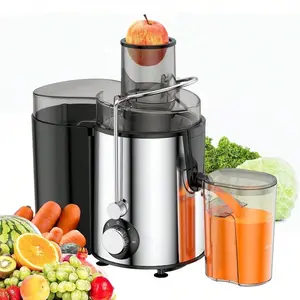 AORAN Large High Power Juicer with 3-Speed ​​Centrifugal Juicer, 3" Wide Feed Chute, Cleaning Brush and Cookbook - BPA Free