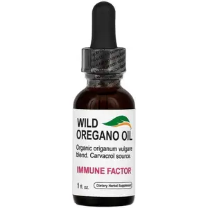 Wild Oregano Oil – Natural Herbal Blend with Grape Seed & Sunflower Oil – Made & Bottle in The USA – 1 fl oz Dropper Bottle