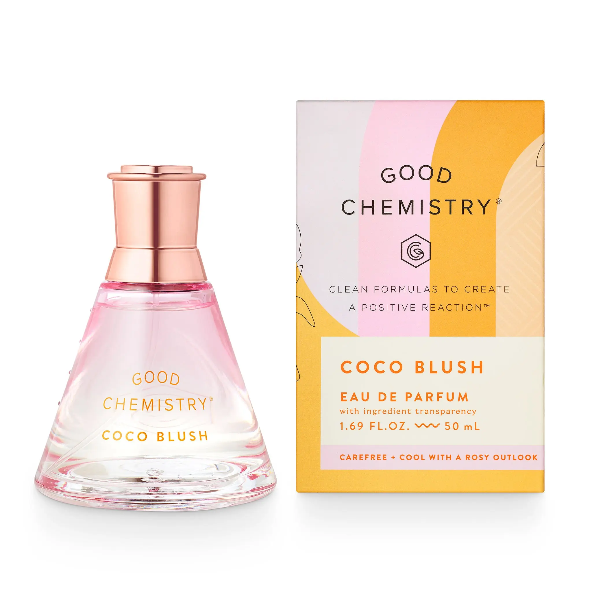 Good Chemistry Coco Blush Eau de Parfum - Clean Formula for a Positive Reaction - 1.69 Fl. Oz. with Ingredient Transparency