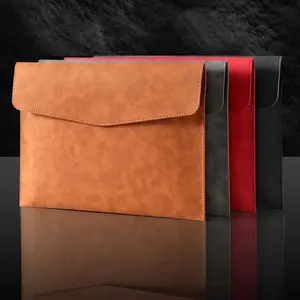 33*25CM Large Capacity Tablet Bag Filing Products Business Handbag Document Organizer Bag PU Leather Folder Laptop Bag