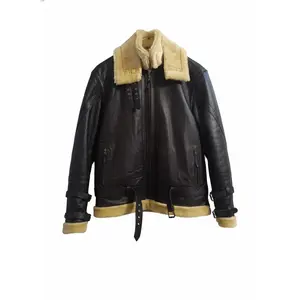 Classic Shearling Aviator Jacket