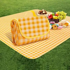 Waterproof Picnic Mat, Portable Moisture-Proof Outdoor Blanket, Camping and Lawn Picnic Mat, Yard Waterproof Carpet