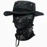 Summer Camouflage Tactical Buny Hat Set, Multifunctional Magic Headwear, Sports Outdoor Hats, Fishing Cap, Fisherman Hat, Breathable Sun Protection