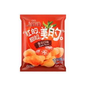 OISHI Tomato Flavored Potato Chips 50g - Wang Yibo's Favorite Snack, Crispy & Delicious