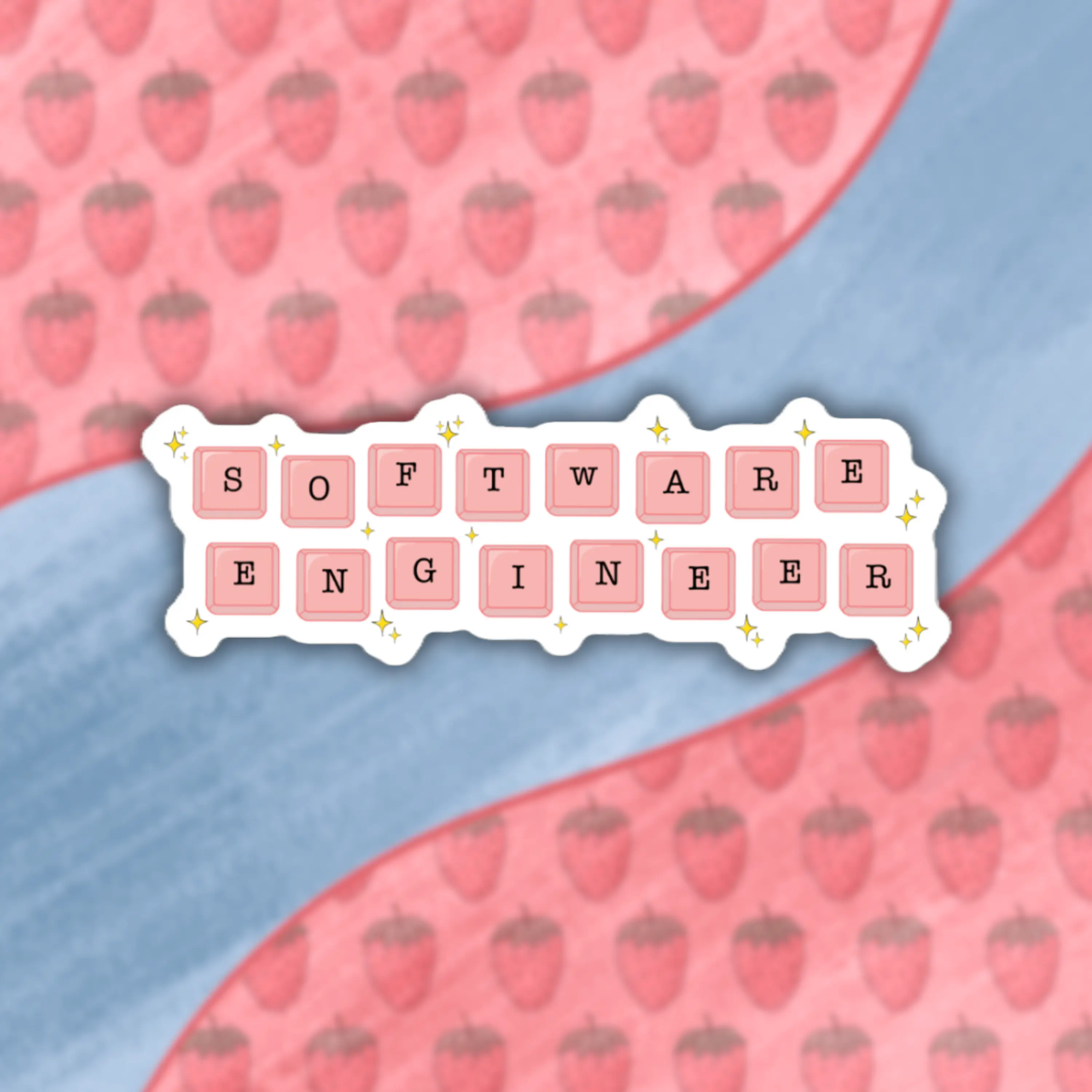 Software Engineer Sticker Software Developer Gift Vinyl Sticker Keyboard Sticker Gift For Engineer Coding Sticker Vinyl Sticker Gift Tech