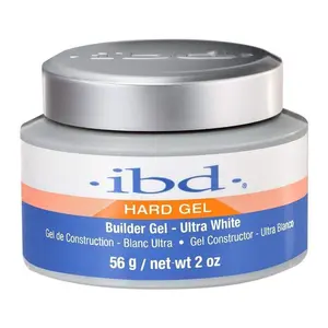 UV Hard Gel Builder Gel, Ultra White, 2 oz