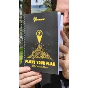 Plant Your Flag Spiral Notebook