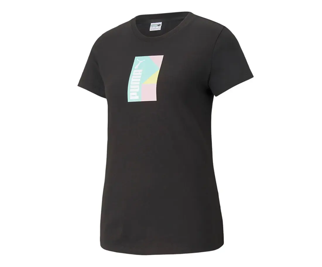 Puma Puma Intl Graphic Tee Womens Active Shirts & Tees, Top, Shortsleeve, Casual, Tshirt