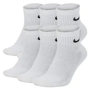 Nike Women's Everyday Plus Cushioned Socks 6 Pack Gym Training New Original L XL Free Shipping | Gym | Workout | Training | Running | Fitness | Sports | Exercise | Casual | Lounge | Travel | Everyday | Comfortable | Soft | Premium