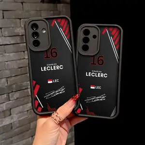 Driver No. 16 C-Charles Leclerc Phone Case Casing for Samsung Galaxy A26, A36, A55, A35, A06, A16, A05, A14, A24, A34, A54, A15, A05S, A25, A23, A33, A53, A73, A13 – Shockproof Protective Soft TPU Back Cover