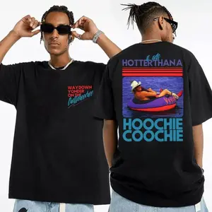 Hotter Than A Hoochie Coochie Comfort Colors Shirt, Meme Summer Vacation Tshirt, Music Lover Tshirt, 90s Country Music, Trendy