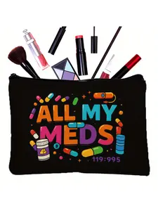 Portable toiletry bag, Travel Cosmetic Bags, for storing personal care products, cosmetics and travel accessories, perfect for birthday and festival gifts, Compact Design, Portable Bag, Easy to Clean