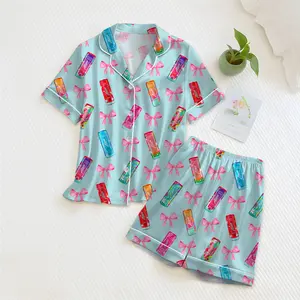 Alani Pajamas Set, Alani Energy Drink Sleepwear, Satin Loungewear For Women, Alani Lover Gift For Her