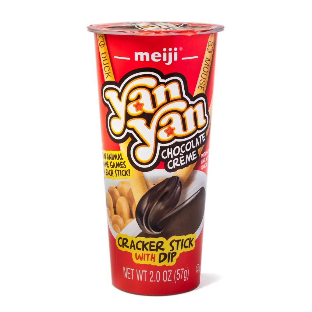 Meiji Yan Yan Biscuit Stick with Chocolate Cream 57 g Meiji Yan Yan Biscuit Stick with Chocolate Cream 57 g