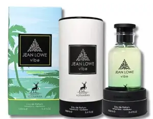 Maison Alhambra Jean Lowe Vibe EDP Unisex Eau de Parfum 3.4 Fl Oz - Aromatic Fruity Fragrance with Citron, Orange, Mint, Lemon, and More