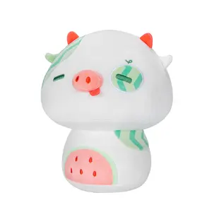 MeWaii  Mushroom Plush, Watermelon cows Plush Soft Plushies Squishy Plush, Cute Watermelon cows Stuffed Animals Plush Toys Birthday Gifts Halloween Christmas Gift for Girls Boys