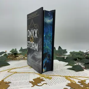 Onyx Storm by Rebecca Yarros Hardcover Special Edition Custom Edges Empyrean Book Series